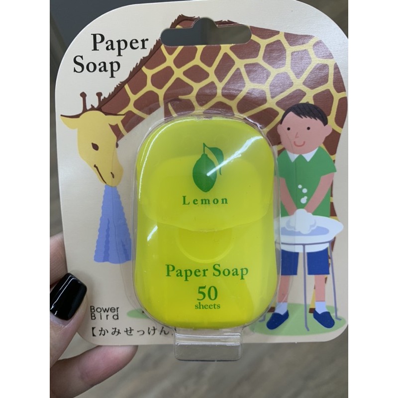 日本Charley Paper Soap攜帶型 香皂紙