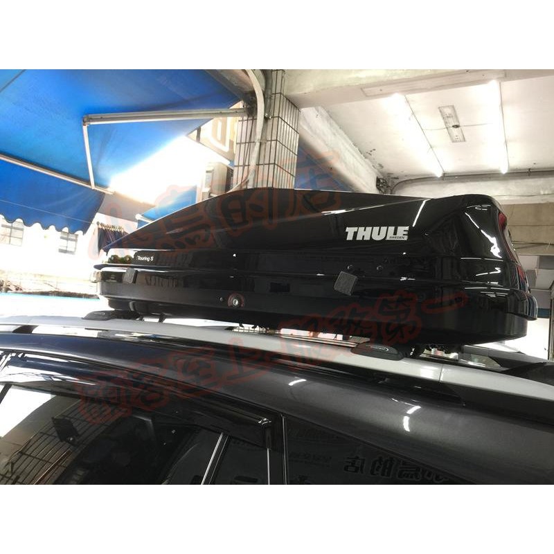 【小鳥的店】都樂 THULE TOURING 100 黑 330公升雙開車頂行李箱 太空包 置物包 RAV4 4.5代