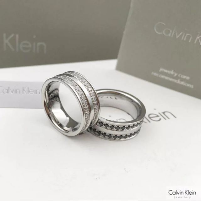 Calvin Klein-CK 鑲鑽戒指