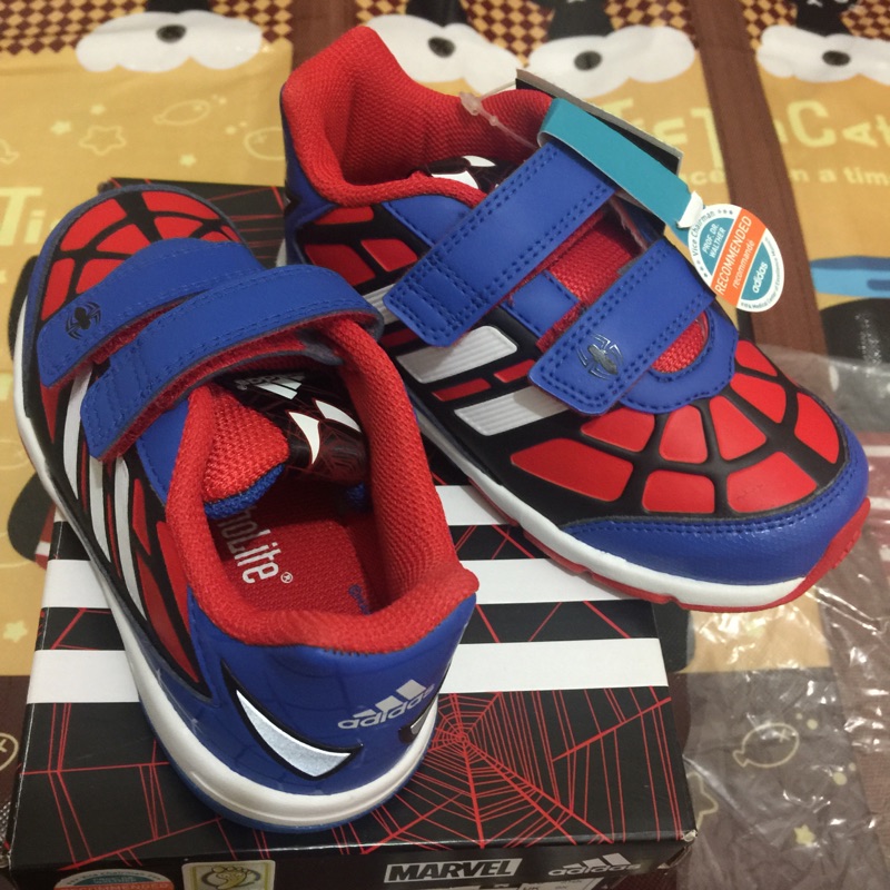 ❤️全新❤️adidas 愛迪達～蜘蛛人限量款 spider man 童鞋（9K / 16cm）（聖誕禮物、新年禮物）