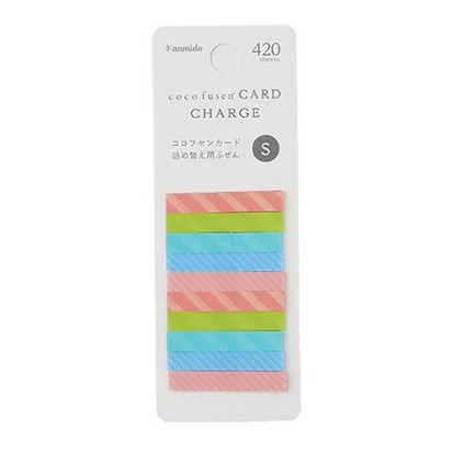 Kanmido Coco Fusen Card Refill/Pattern Stripe S/便利貼 eslite誠品