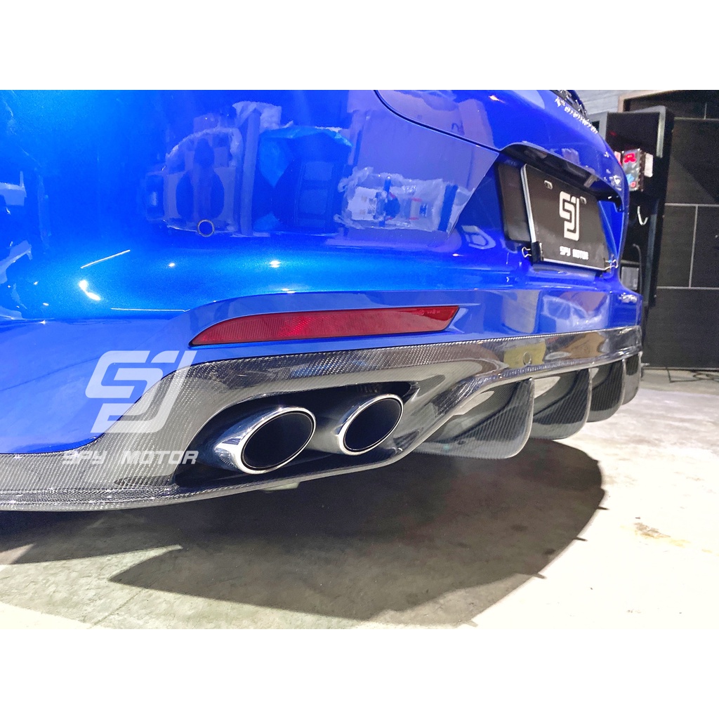 【SPY MOTOR】Porsche Panamera 971 碳纖維後下巴