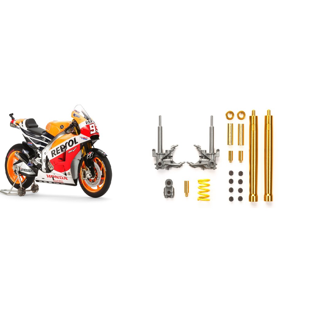 (大鳥叔叔模型)TAMIYA[現貨]14130+12667 1/12 Repsol Honda RC213V'14+前叉