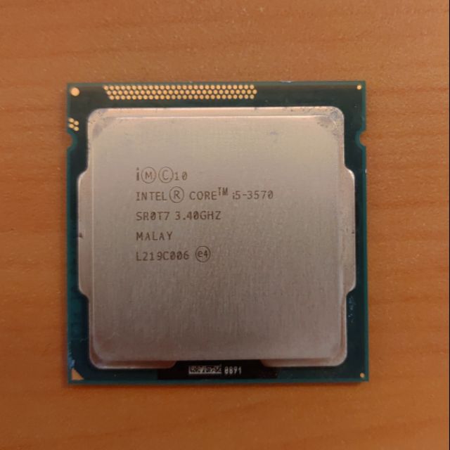 Intel四核心cpu   i5-3570 3.4~3.8GHz   1155 腳位 附風扇散熱器