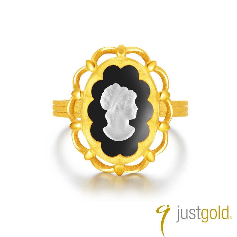 【Just Gold 鎮金店】 女皇純金系列-黃金戒指