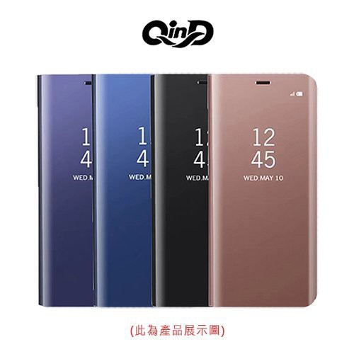 QinD 小米 POCO M3/紅米 9T 透視皮套 手機殼 保護殼 鏡面