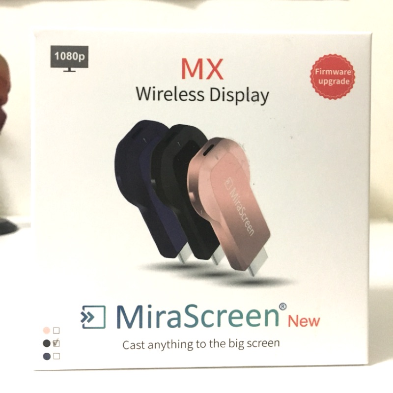 MiraScreen SmartView HDMI手機同步無線電視棒(ios/android/windows)