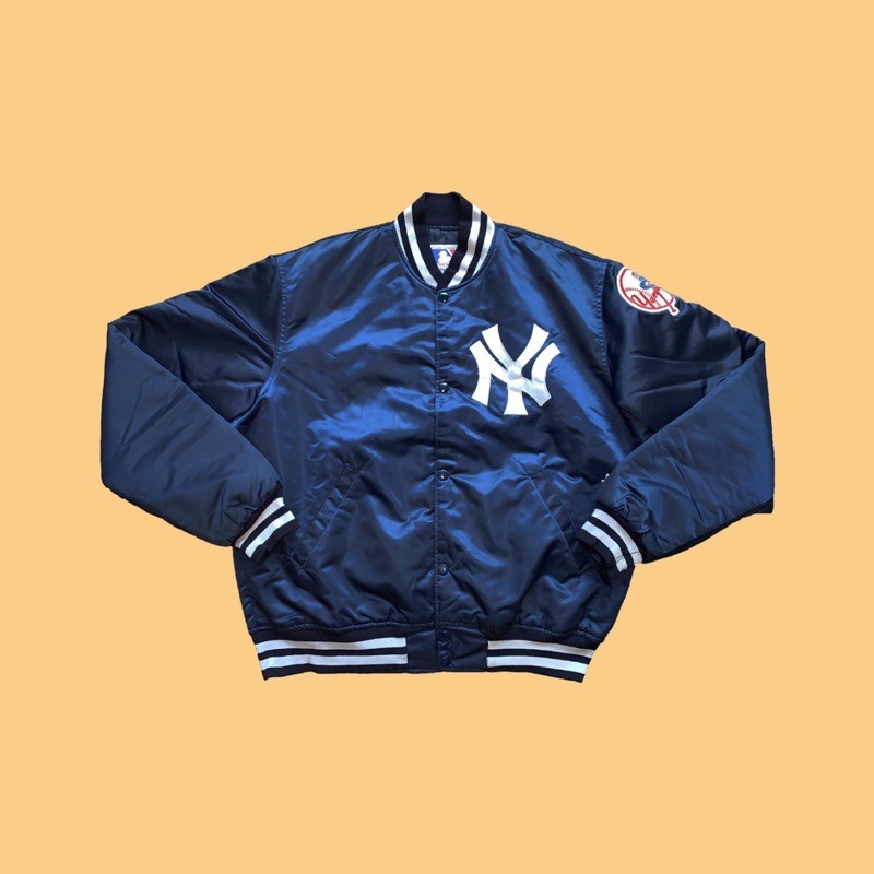 JCI：Vintage Starter MLB 紐約 洋基隊 經典棒球外套 / 嘻哈古著 / 90s / A$AP