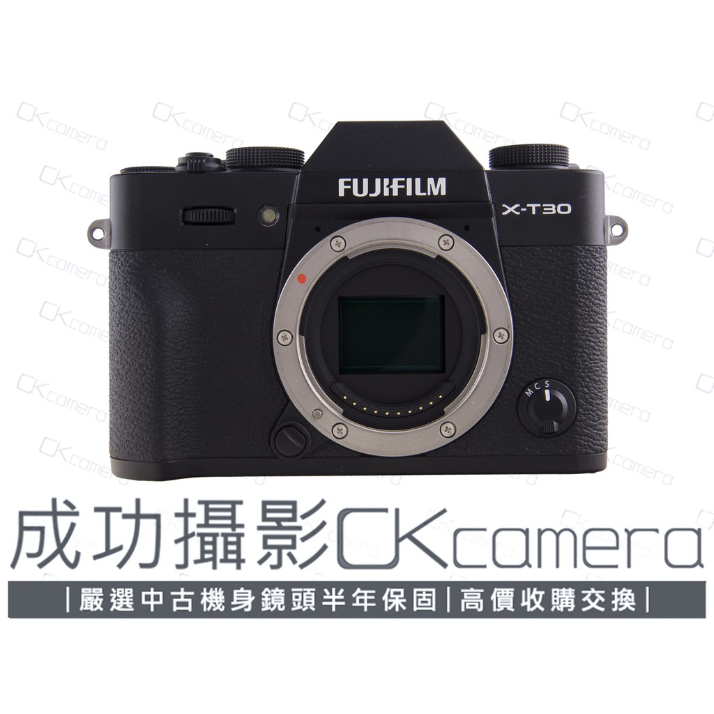 成功攝影 Fujifilm X-T30 Body 黑 中古二手 2610萬像素 425點對焦 觸控螢幕 公司貨 保固半年