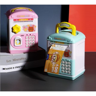 台灣現貨 🌟壓盒出清 兒童智能存錢罐 密碼箱 扮家家酒 兒童存錢筒 存錢筒玩具 聲光玩具