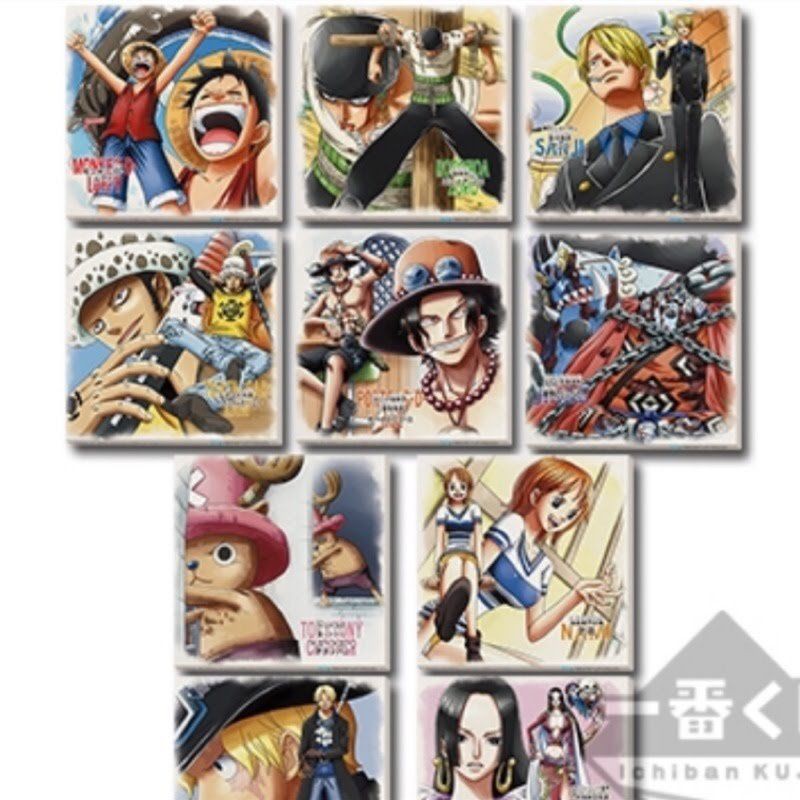 一番賞 海賊王 航海王 One Piece STORY-AGE  C賞 畫板 索隆 香吉士 吉貝爾
