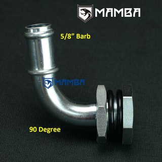 DIY Turbo oil pan/sump oil return adapter 90Deg / 5/8" barb