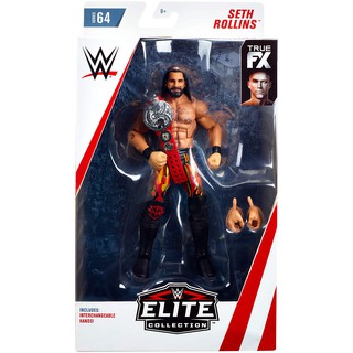 ☆阿Su倉庫☆WWE摔角 Seth Rollins Elite 64 Figure SR最新精華版人偶附冠軍腰帶 熱賣中