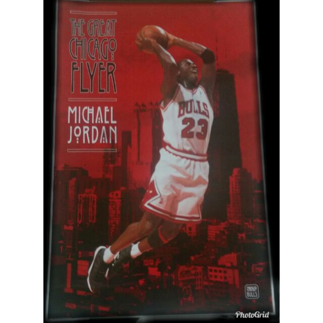 《NBA絕版海報》Michael Jordan The Great Chicago Flyer