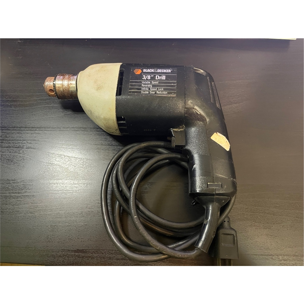 熊牌 無震動電鑽 BLACK &amp; DECKER 3/8 Drill 水電工具、電鑽 五金 修繕