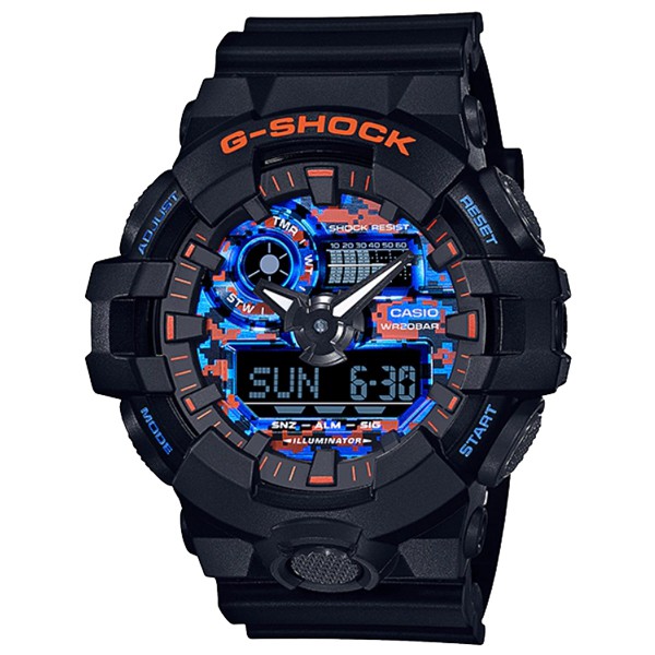 CASIO卡西歐 G-SHOCK GA-700 GA-700CT-1A(GA-700CT-1ADR) 防水手錶