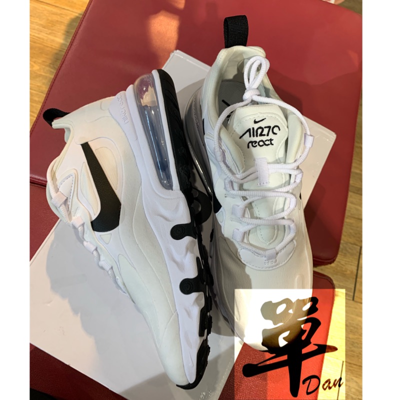 Nike Air Max 270 React 白黑 女鞋 CI3899-101 (現貨23.5）