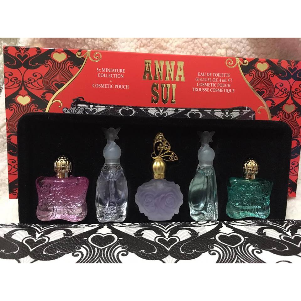 Anna Sui 安娜蘇 香水 禮盒 4ml 五款 手拿包