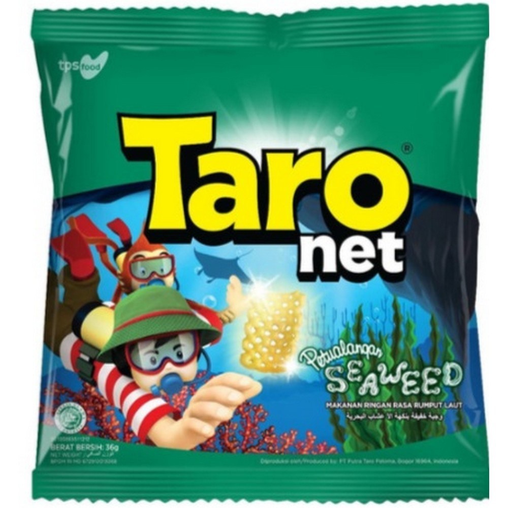 TARO NET RUMPUT LAUT 樹薯脆片 (海苔口味)