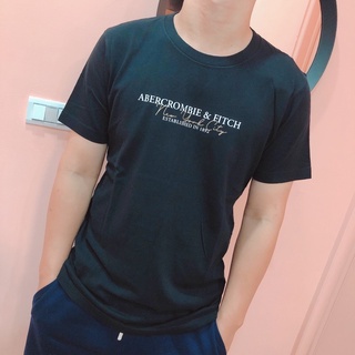 現貨在台 A&F《Abercrombie & Fitch 》AF短 TEE 深藍LOGO/黑色草寫New York