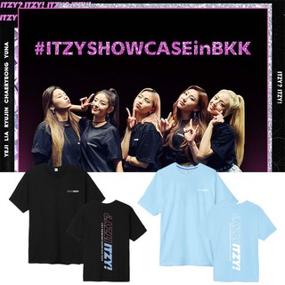 【西柚】ITZY組合SHOWCASE TOUR演唱會周邊印花衣服同款短袖T恤打歌服