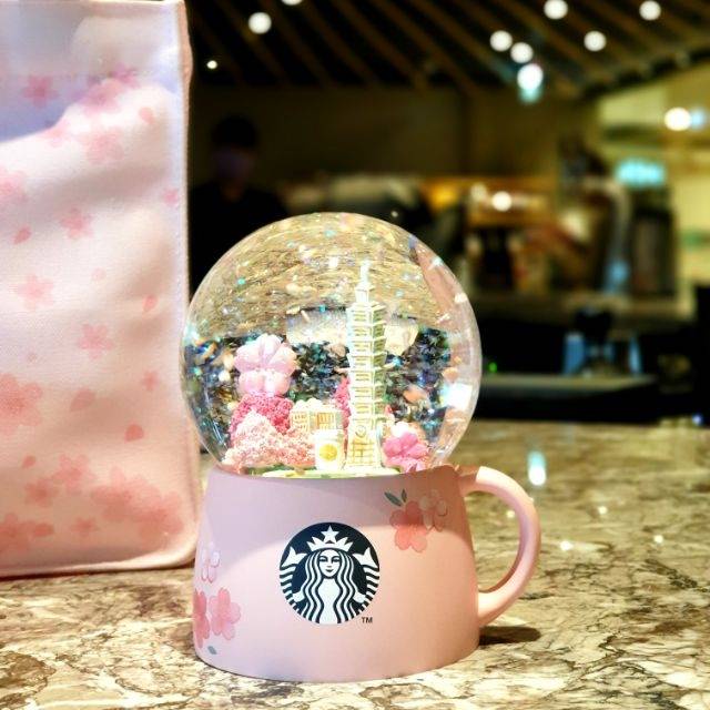 Starbucks 星巴克 台北101 限定水晶球 現貨 櫻花