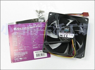 小白的生活工場*Coolermaster (AH025-20B2-3AN )8公分雙滾珠風扇/2000R/20DB