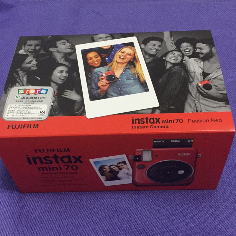 《原廠公司貨》富士 拍立得馬上看相機instax mini70紅色(原價4990元）