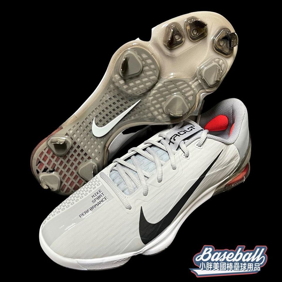 (小胖美國棒壘) 美國購回Nike Trout 7 Pro 低筒  棒球釘鞋, 灰色,  棒球 適用