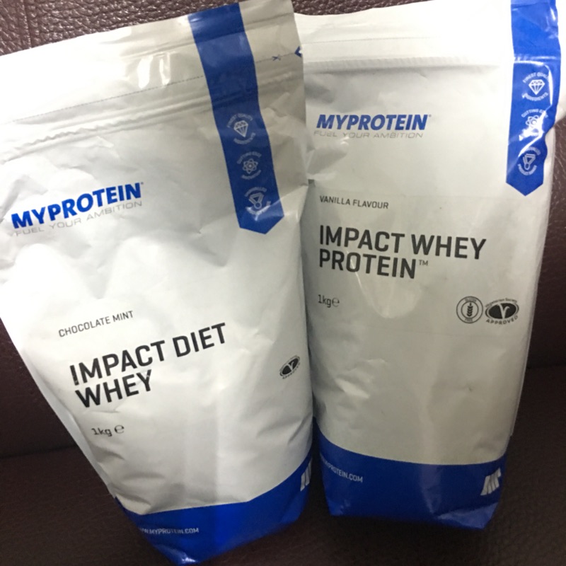 Myprotein 巧克力薄荷跟香草口味一公斤