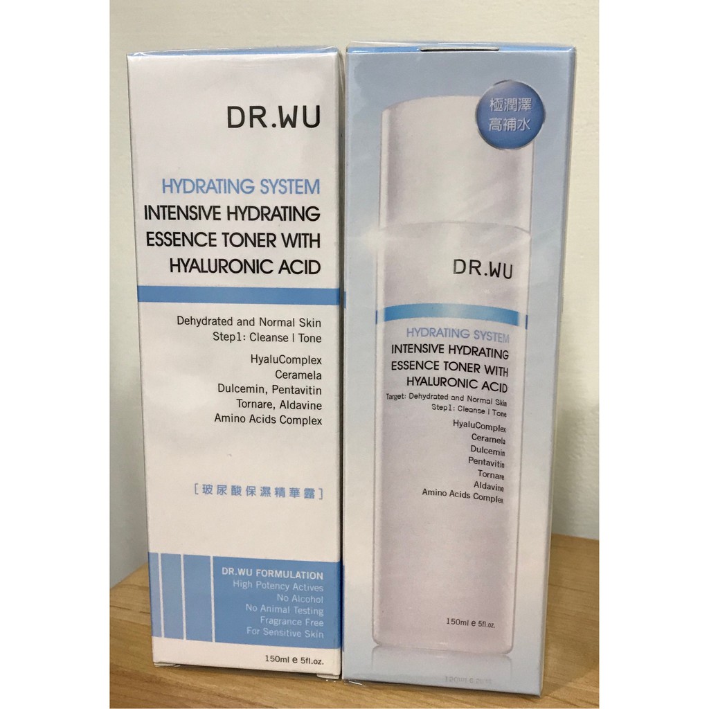 ★ Dr.Wu 玻尿酸保濕精華化妝水150ml / 玻尿酸保濕精華液 101ml