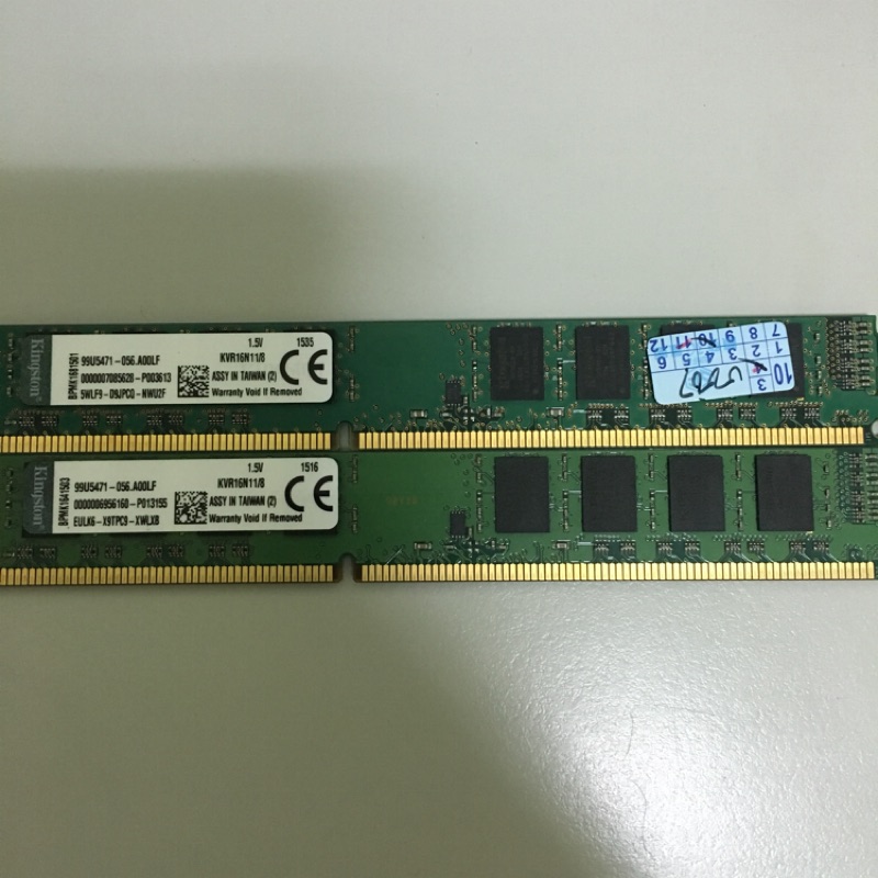 記憶體 ddr3 1600 8g *2 ( 2g 4g 16g ddr3 )