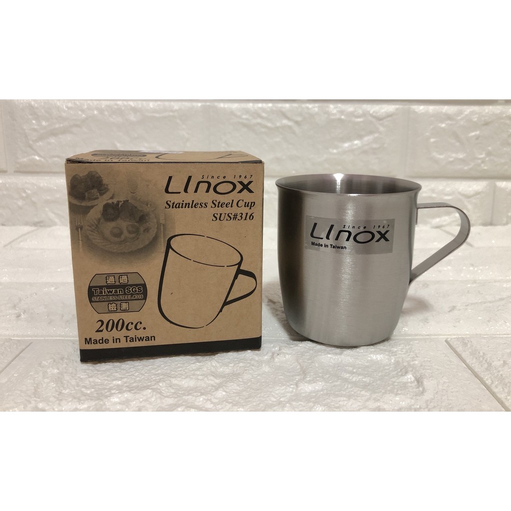 廚神 (現貨) 全新包裝 特厚口杯 LINOX 316不鏽鋼特厚口杯 水杯