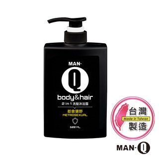 MAN-Q 2in1都會獷野洗髮沐浴露 (600ml) 二合一雙效 洗頭洗身體，一瓶搞定買多優惠,男人魅力味道