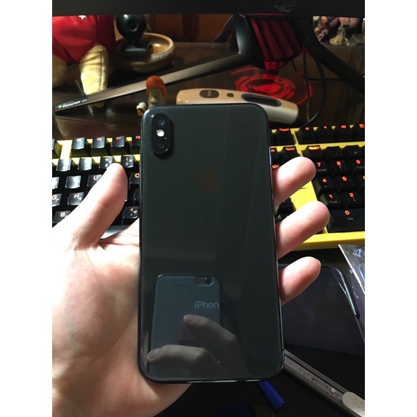 IPHONE X 64GB 黑 二手　剛換電池 100% 送ＵＡＧ軍規防摔殼
