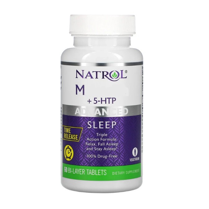 Natrol, 美國納妥 頂級睡眠專用, 強效錠 60顆 複方雙劑+維生素 B-6 快速入睡 -美國原裝 熱銷 快速到貨
