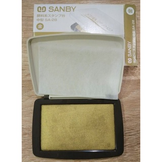 [二手/已使用] SANBY金色 中型 印台