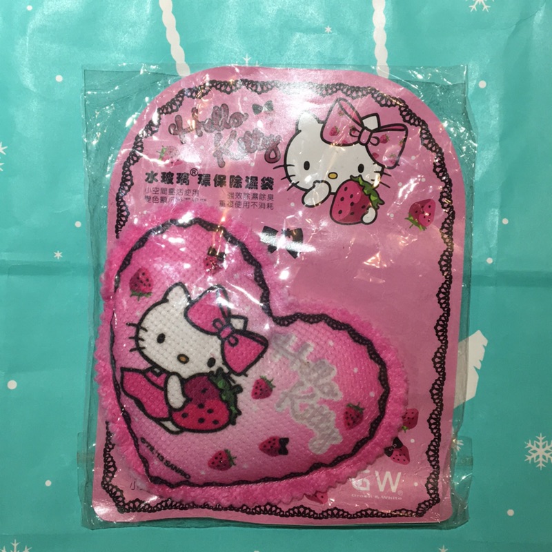 全新 Hello Kitty 心型 水玻璃環保除濕袋 三麗鷗授權