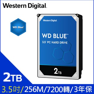 原廠三年保~WD WD20EZBX 藍標 3.5吋 2T 2TB SATA3 硬碟