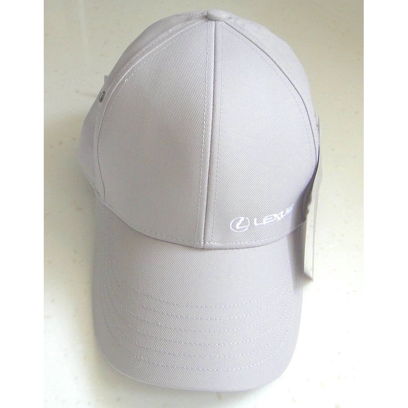 凌志 LEXUS 原廠 造型車線休閒帽(粉橘)(淺灰) 運動帽 遮陽帽 帽子 賽車帽 高爾夫球帽  二擇一