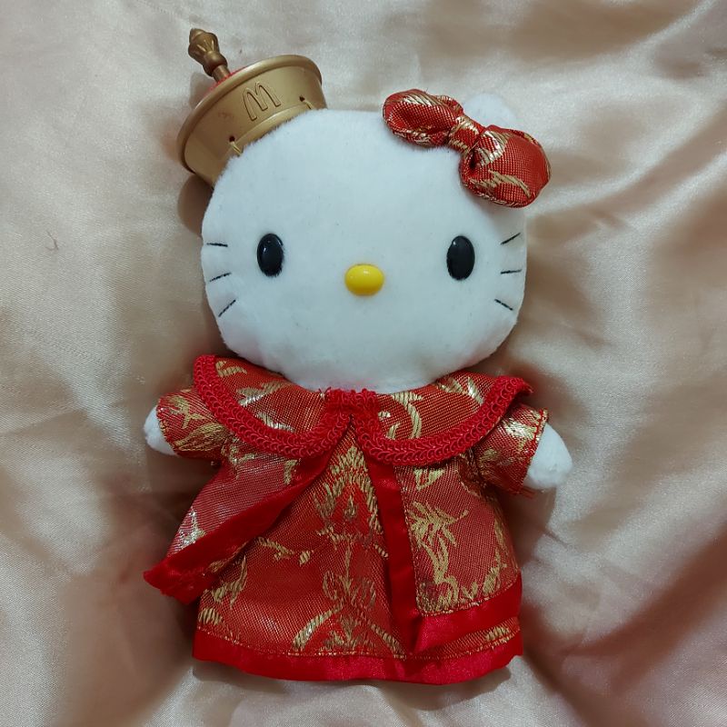麥當勞hello kitty 娃娃，2001年，KT 娃娃，絕版收藏品 ，中國娃娃，情定紫禁城