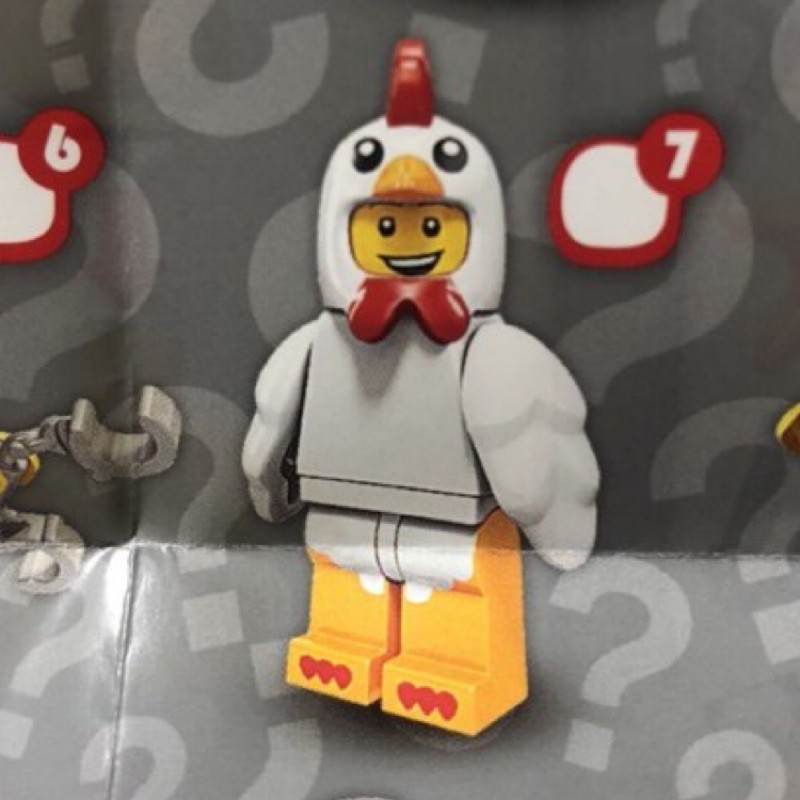 全新僅拆檢 LEGO 71000第九代 人偶抽抽包 公雞人