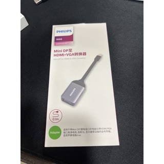 Philips 飛利浦 Mini DP至 HDMI+VGA