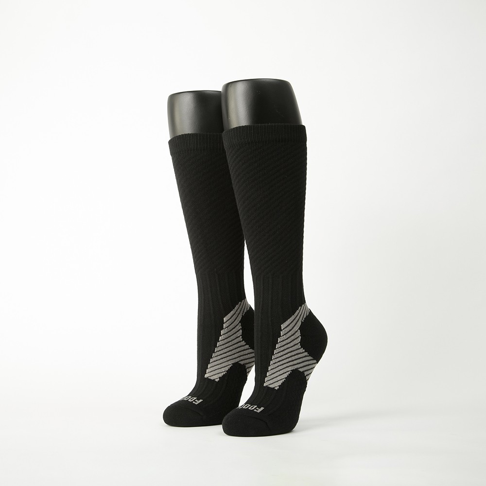 FOOTER Y系列中統運動機能輕壓力襪 除臭襪 運動襪 膝下襪(男/女-T105)