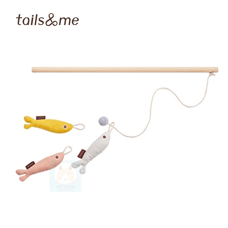 【tails&me 尾巴與我】逗貓棒 貓草逗貓棒 內含有機貓薄荷 原木逗貓棒 有機貓薄荷 貓薄荷玩具-柴夫人寵物館