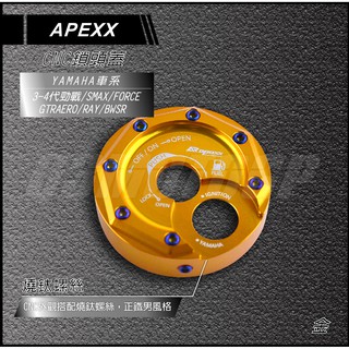 APEXX | CNC 鎖頭蓋 鋁合金鎖頭蓋 鑰匙孔外蓋 三代戰 四代戰 BWSR SMAX FORCE 金色