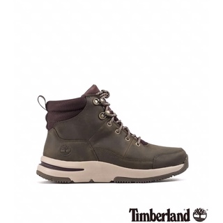 Timberland 女款棕灰色全粒面登山鞋 運動鞋 布鞋