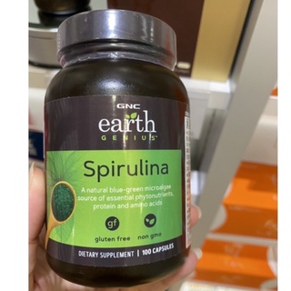 【On代購】GNC SPIRULINA 螺旋藻 500mg 螺旋藻膠囊食品 綠藻 100顆