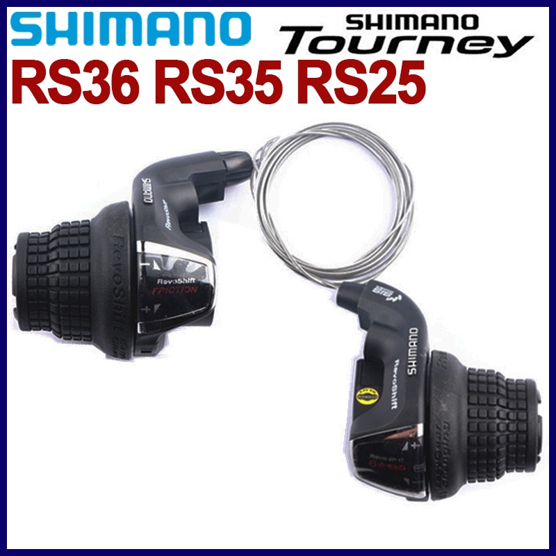 Shimano Tourney SL RS36 RS35 RS25 Revoshift 自行車麻花變速桿 3 / 6 /