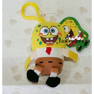 台南卡拉貓專賣店 spongebob 海綿寶寶吊飾 海綿寶寶娃娃 掛勾 鑰匙圈 可吊書包 後背包 可繡字 可今天寄明天到